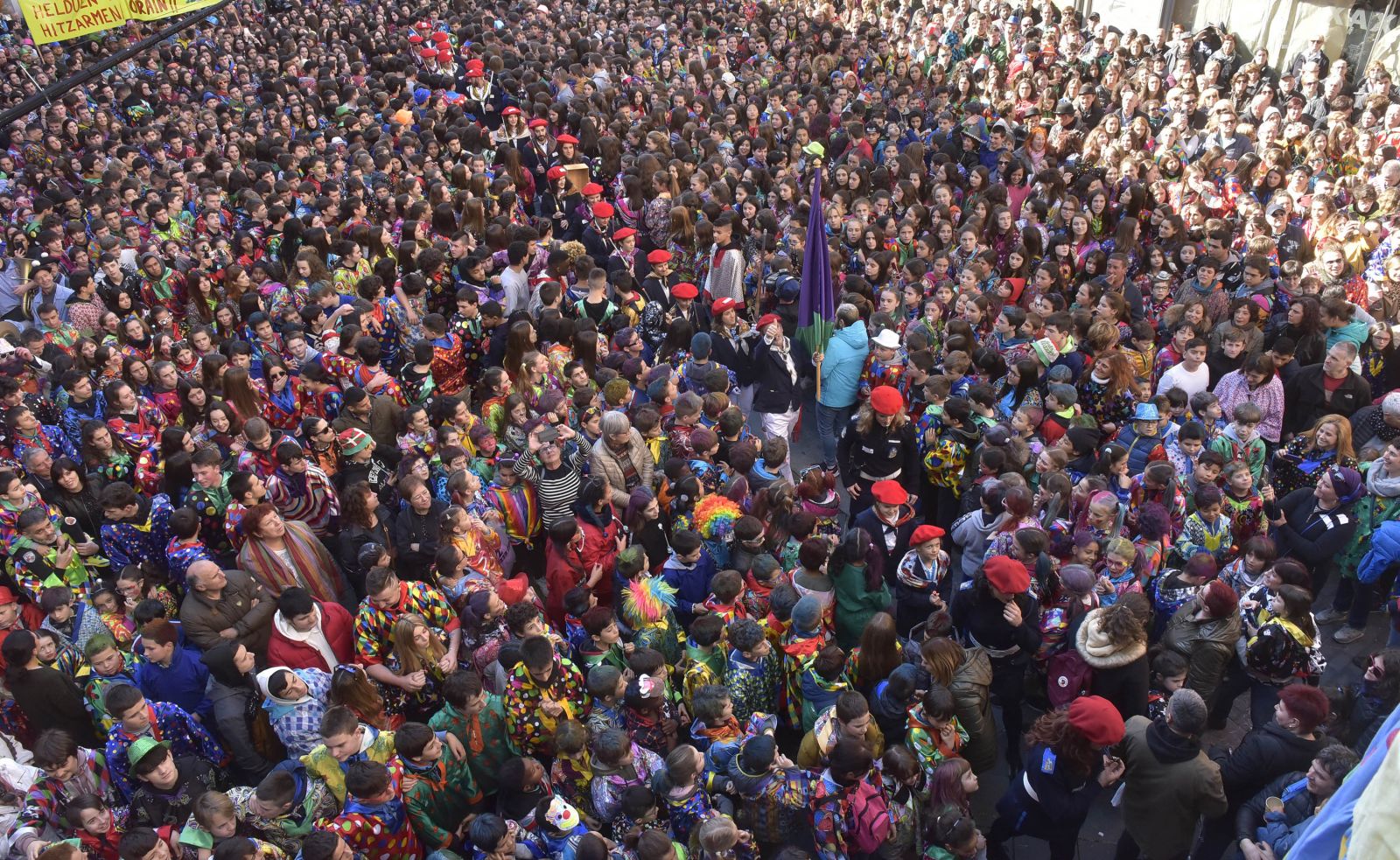Chupinazo de fiestas de Carnaval de Tolosa 2020