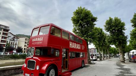 Autobus fiesta haragi chuleta tolosa